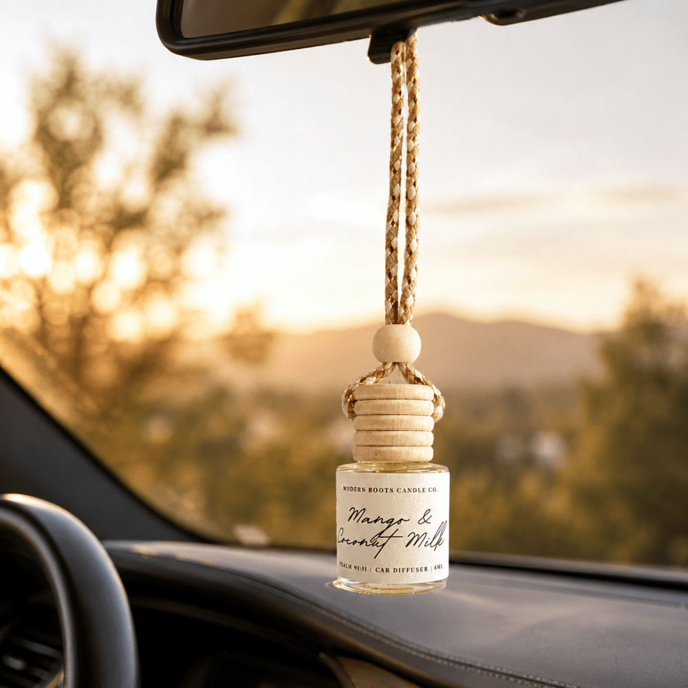 Mango & Coconut Milk | 8ml Hanging Car Diffuser - Wholistic Nutrition-Wholistic Home-Modern Roots Candle Co.
