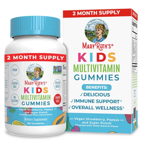 Mary Ruth's Kid's Multivitamin Gummies - Wholistic Nutrition - Wellness Supplements - Mary Ruth