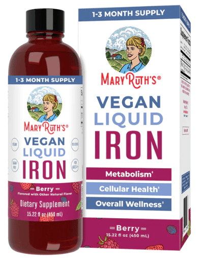 Mary Ruth's Liquid Iron - 16 oz. - Wholistic Nutrition - Mary Ruth
