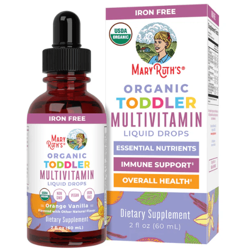 Mary Ruth's Organic Toddler Multivitamin Liquid Drops - 2 oz. - Wholistic Nutrition - Default - Mary Ruth