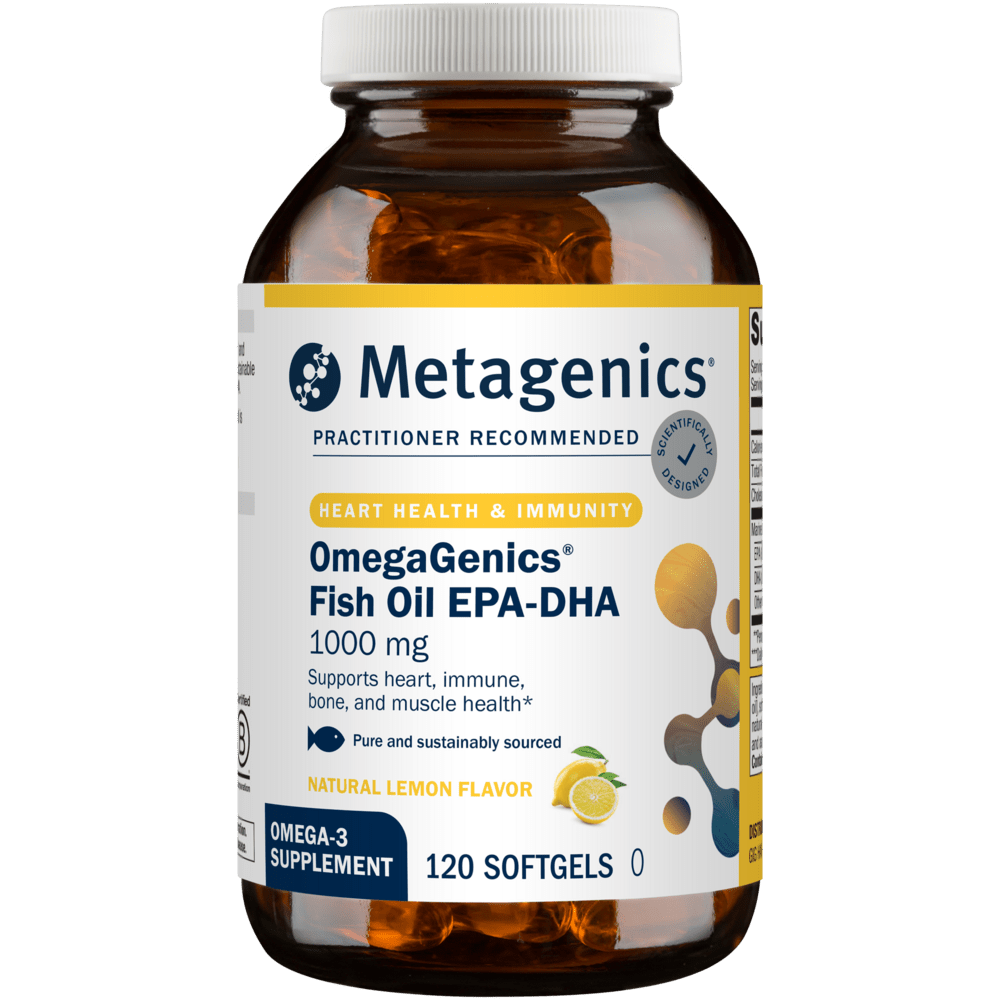 Metagenics Omegagenics EPA - Dha 1000 - Omega - 3 Oil 120 ct - Wholistic Nutrition - Fullscript