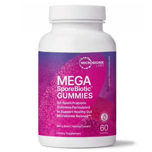 Microbiome Labs Mega SporeBiotic Gummies - Wholistic Nutrition - Microbiome Labs