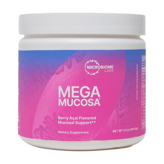 Microbiome Labs MegaMucosa Berry Acai Powder - Wholistic Nutrition - Microbiome Labs