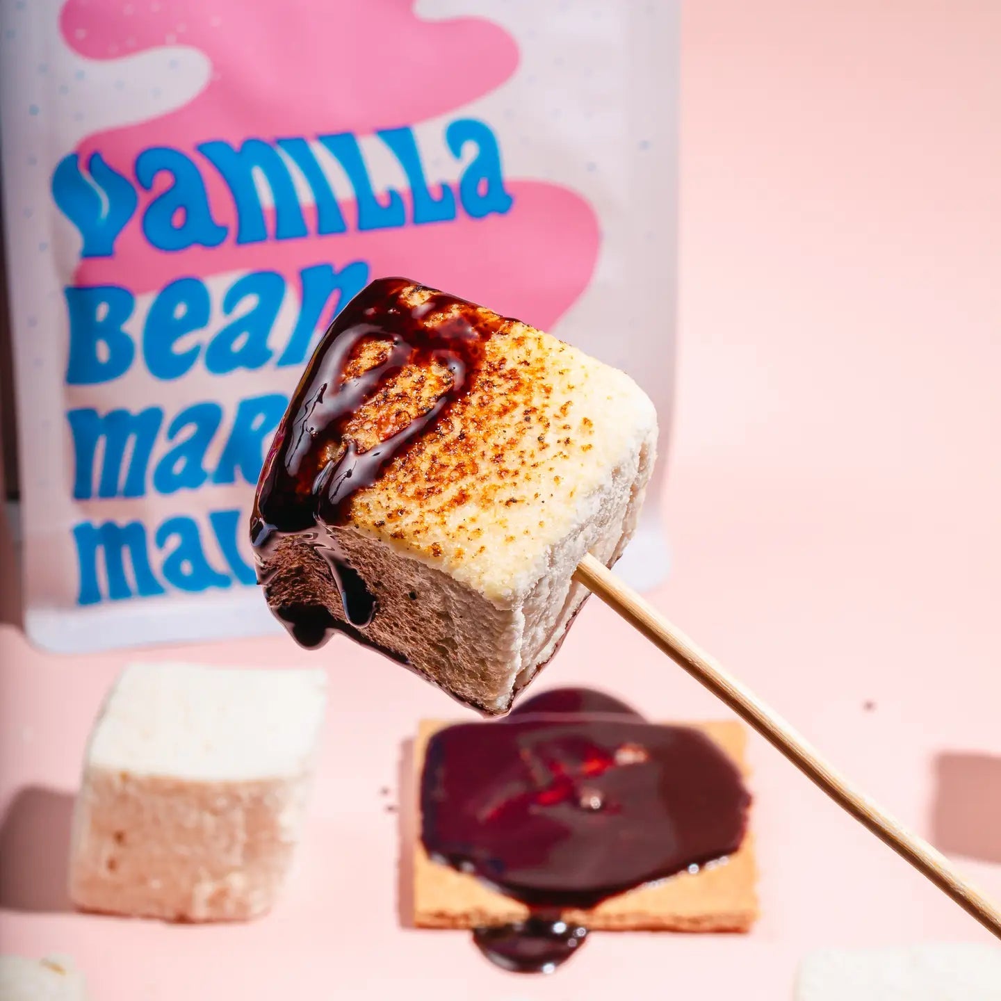 Mojave Mallows Vanilla Bean Marshmallows - Organic / Non - Gmo / Gluten - Free - Wholistic Nutrition - Snacks - Mojave Mallows