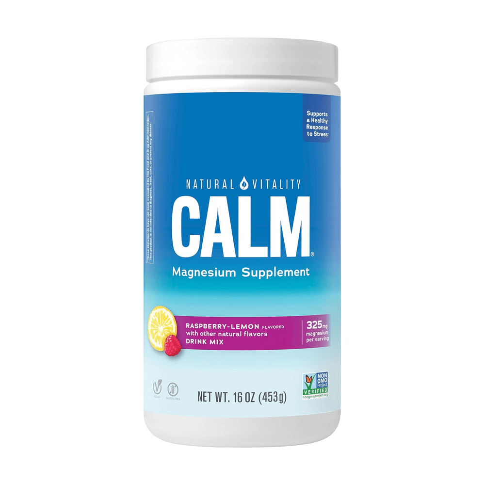 Natural Vitality Calm Raspberry Lemon 16oz - Wholistic Nutrition - Default - Natural Vitality