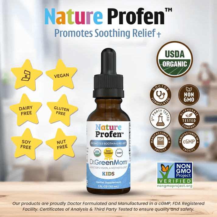 Nature Profen™ Kids - Wholistic Nutrition - Wholistic Medicine Cabinet - Dr. Green Life/Mom