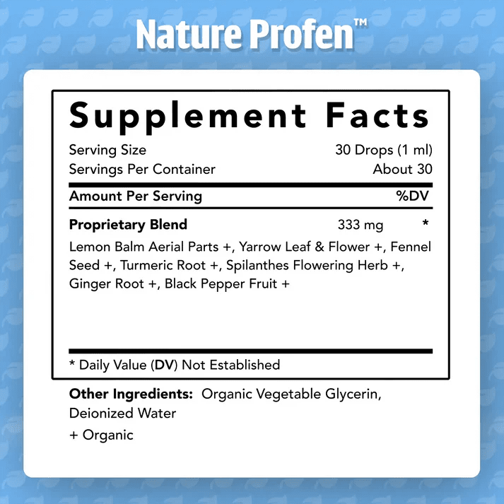 Nature Profen™ Kids - Wholistic Nutrition - Wholistic Medicine Cabinet - Dr. Green Life/Mom