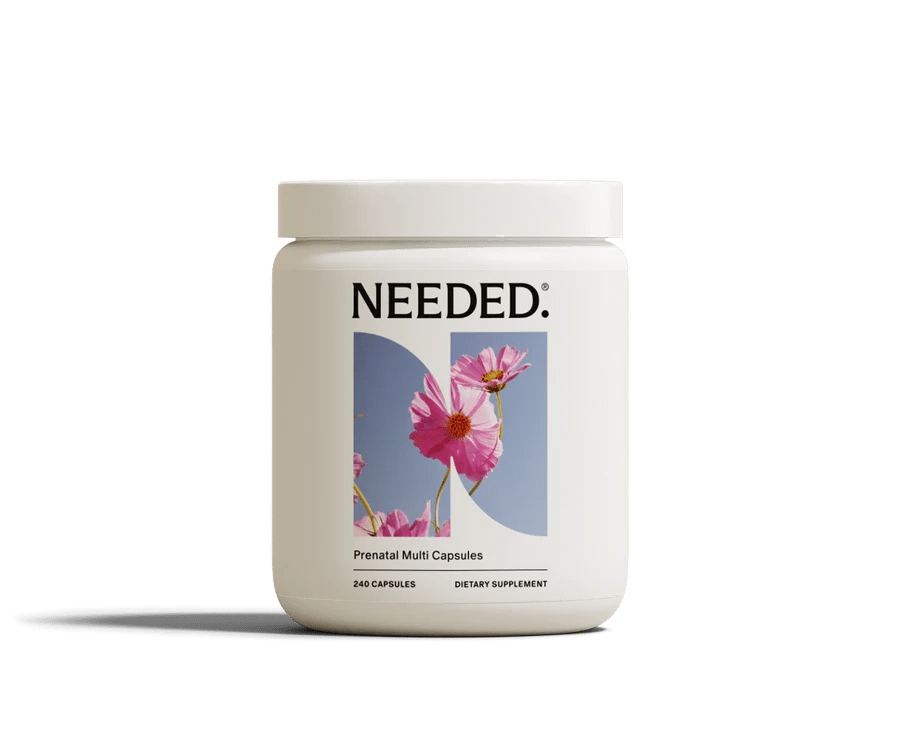 Needed Prenatal Multi Capsules - 240 Caps - Wholistic Nutrition - Wellness Supplements - Needed