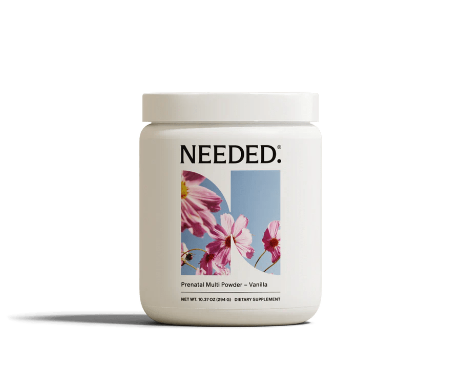 Needed Prenatal Multi Powder - Vanilla 10.37 oz. - Wholistic Nutrition - Wellness Supplements - Needed