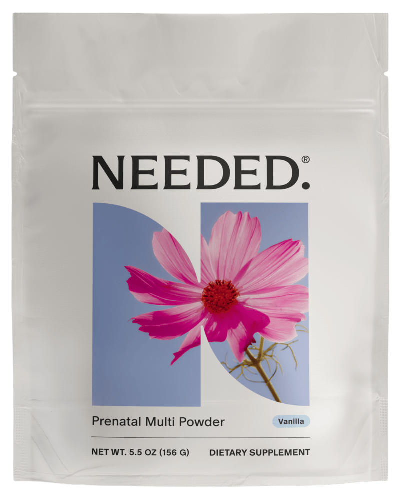Needed Prenatal Multi Powder Vanilla - 156 grams - Wholistic Nutrition-Wellness Supplements-Needed