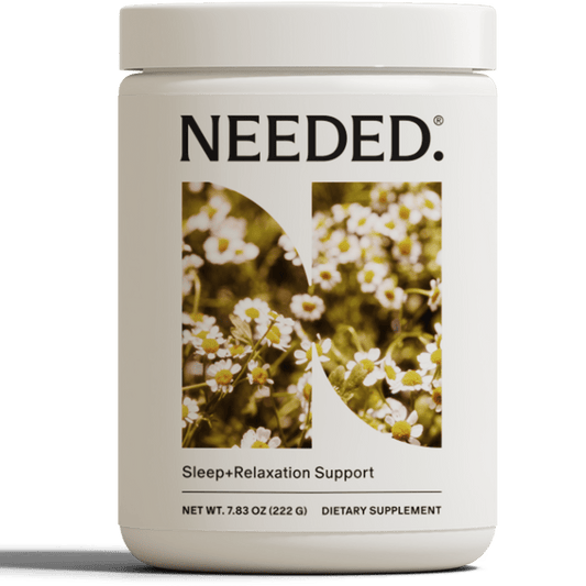 Needed Sleep + Relaxation Support - Wholistic Nutrition - Wellness Supplements - Needed