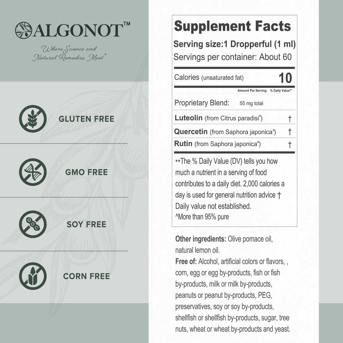 NeuroProtek® Low Phenol Liquid - Wholistic Nutrition - Wellness Supplements - Algonot