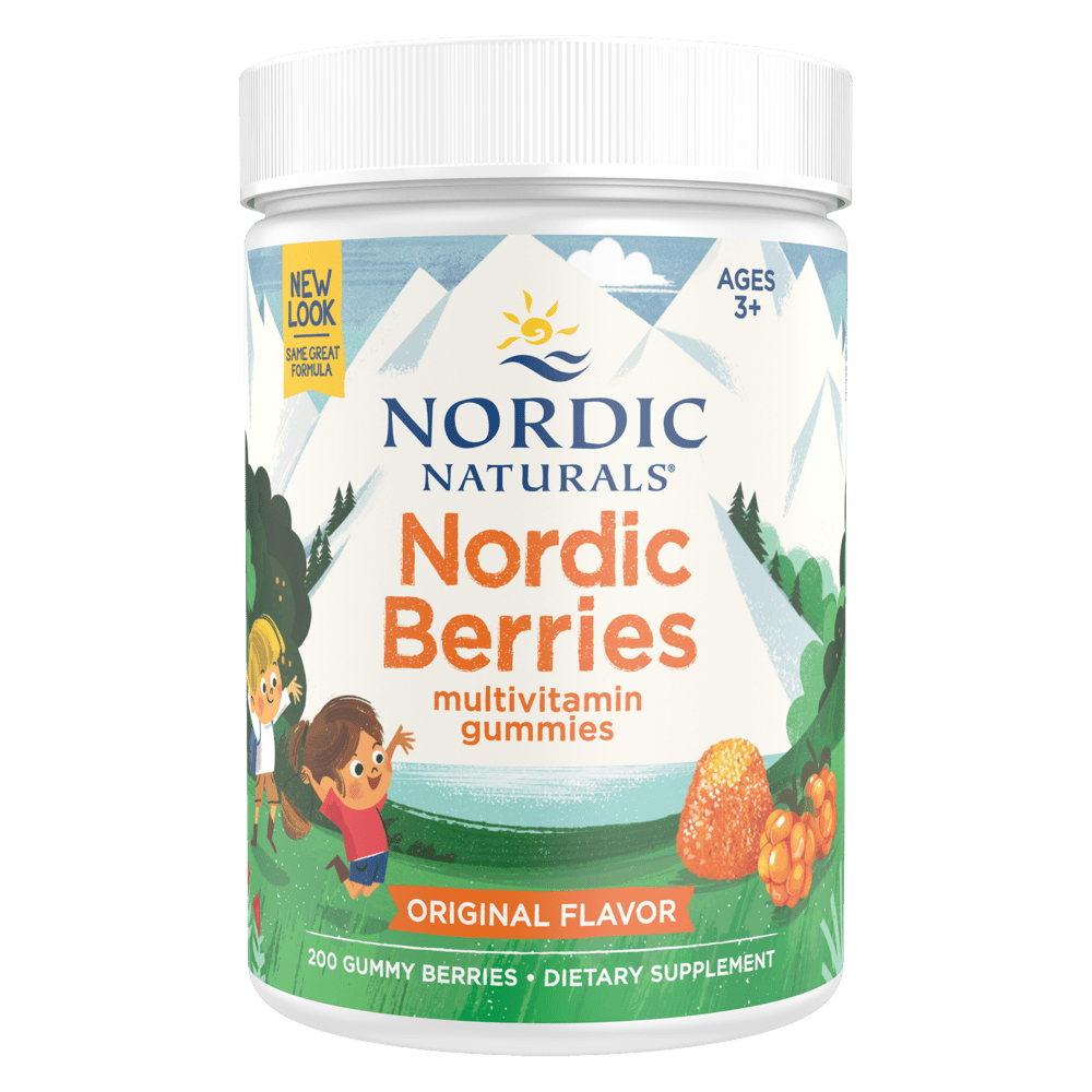 Nordic Naturals Nordic Berries Multivitamin Gummies Orange Lemon - 200 ct - Wholistic Nutrition - Fullscript