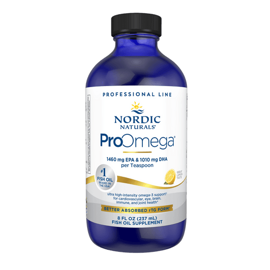 Nordic Naturals ProOmega Lemon Liquid (237 mL) - Wholistic Nutrition - Wholistic Nutrition