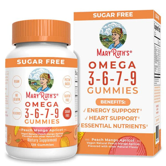 Omega 3 - 6 - 7 - 9 Gummies - Wholistic Nutrition - Wellness Supplements - Mary Ruth