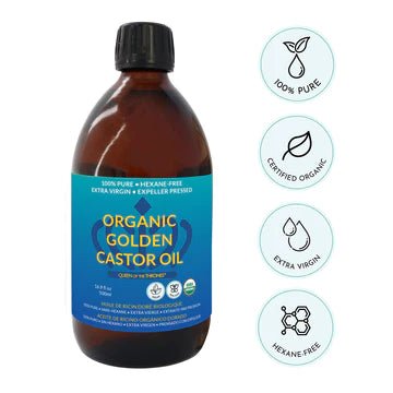 Organic Castor Oil - Wholistic Nutrition - Hair, Skin & Body Care - Queen of the Thrones