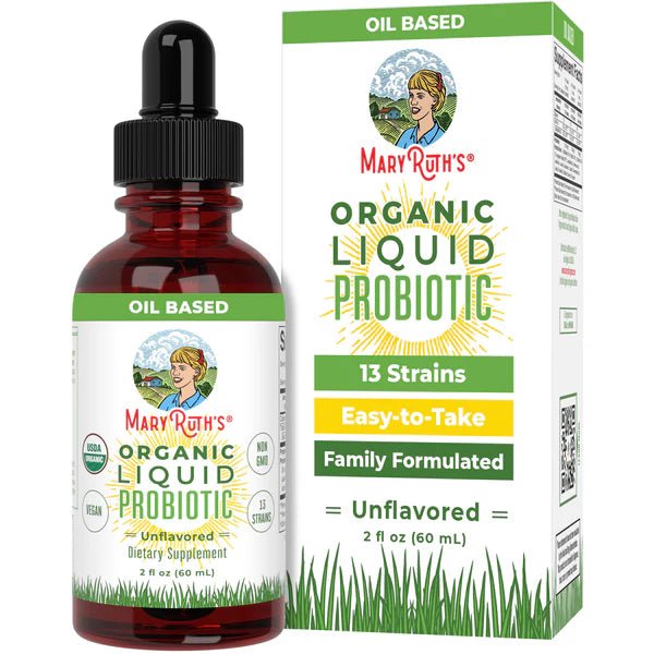 Organic Liquid Probiotic - Wholistic Nutrition - Wellness Supplements - Mary Ruth
