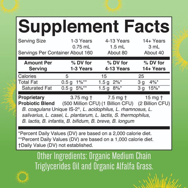 Organic Liquid Probiotic - Wholistic Nutrition - Wellness Supplements - Mary Ruth
