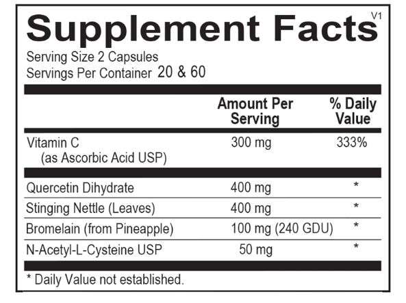 Ortho Molecular D - Hist - 120 caps - Wholistic Nutrition - Default - Ortho Molecular