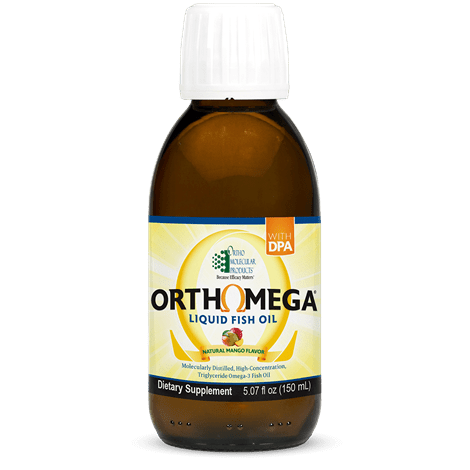 Ortho Molecular Orthomega Liquid Fish Oil - Mango 5.07 oz. - Wholistic Nutrition - Default - Ortho Molecular