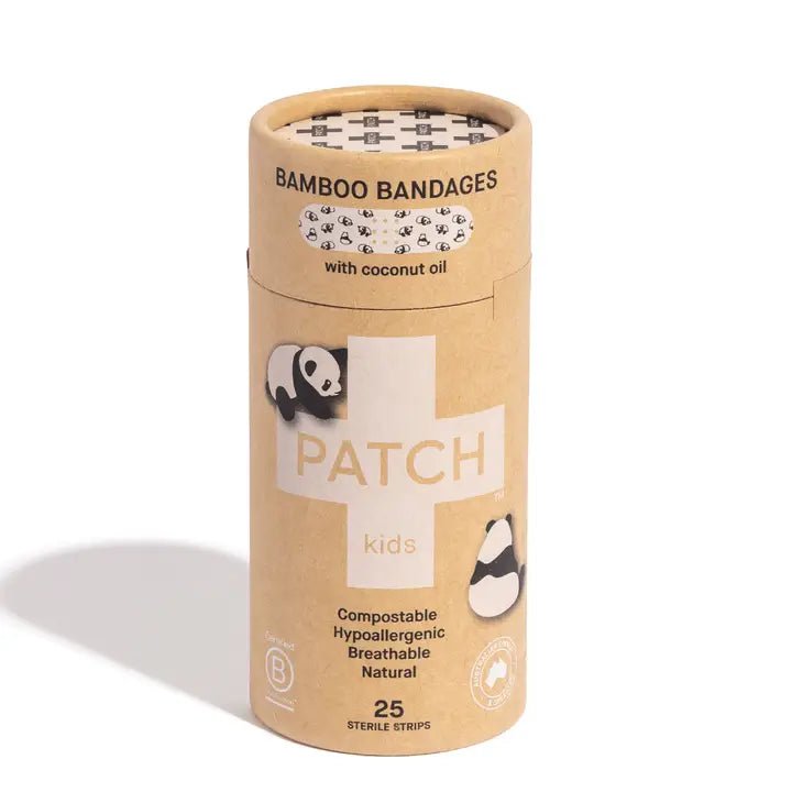 Patch Coconut Oil Kid's Adhesive Bandages - Tube of 25 - Wholistic Nutrition - Wholistic Medicine Cabinet - Patch