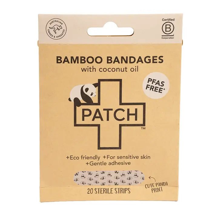 Patch Panda Coconut Oil Bandages - 20pk - Wholistic Nutrition - Wholistic Medicine Cabinet - Patch