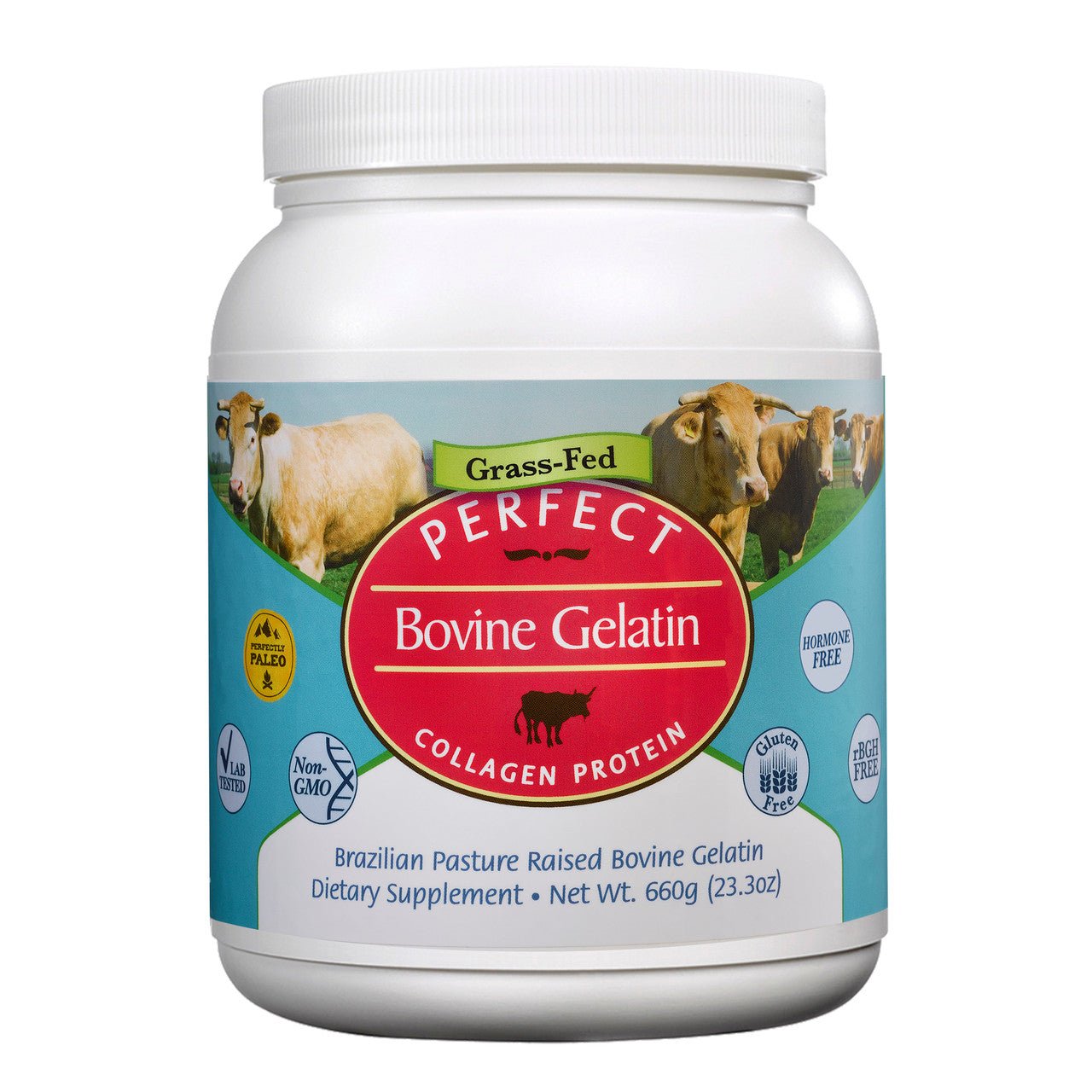 Perfect Bovine Gelatin - Wholistic Nutrition - Protein Powder & Collagen - Perfect Supplements