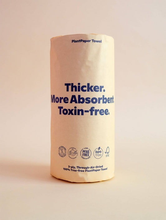 PlantPaper Paper Towel (Cream Wrappers) - Wholistic Nutrition-Wholistic Home-PlantPaper
