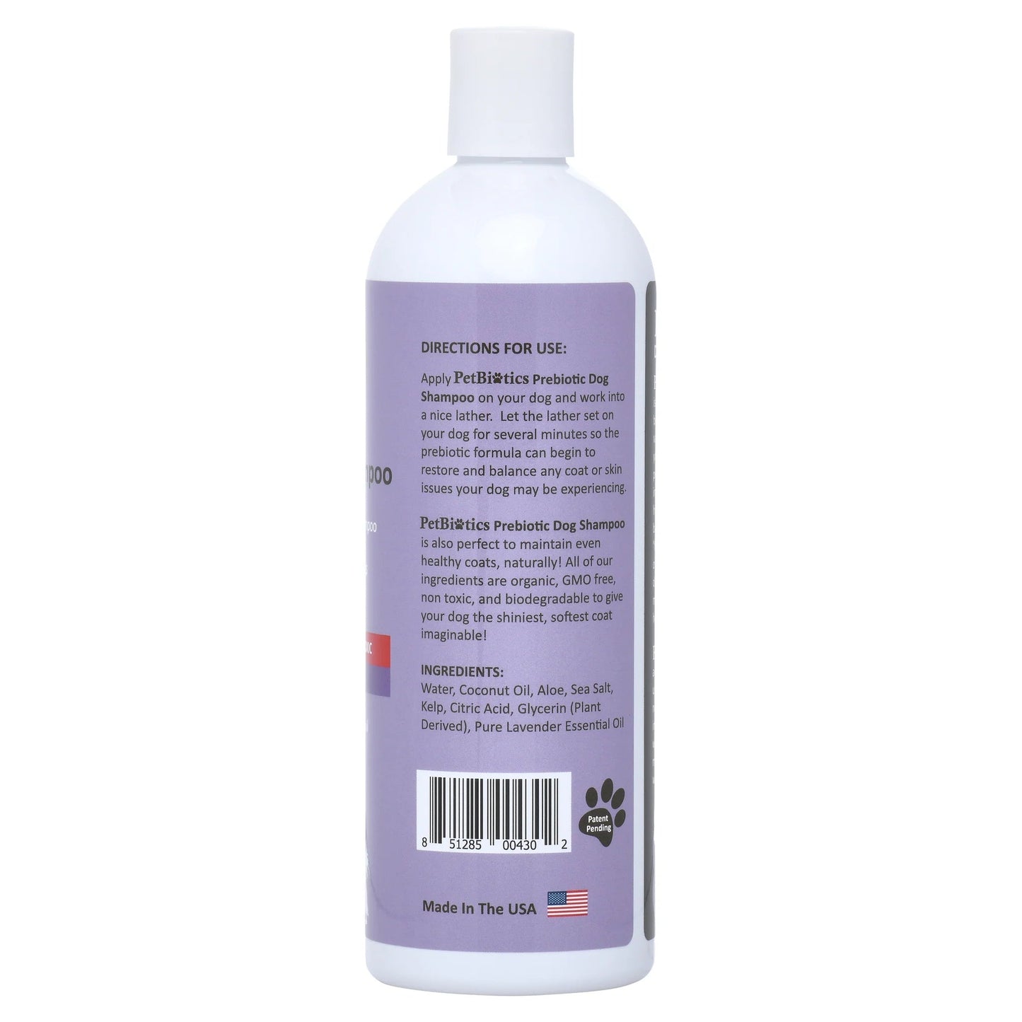 Prebiotic Dog Shampoo - 16 oz. - Wholistic Nutrition - Wholistic Pet Care - Aleavia