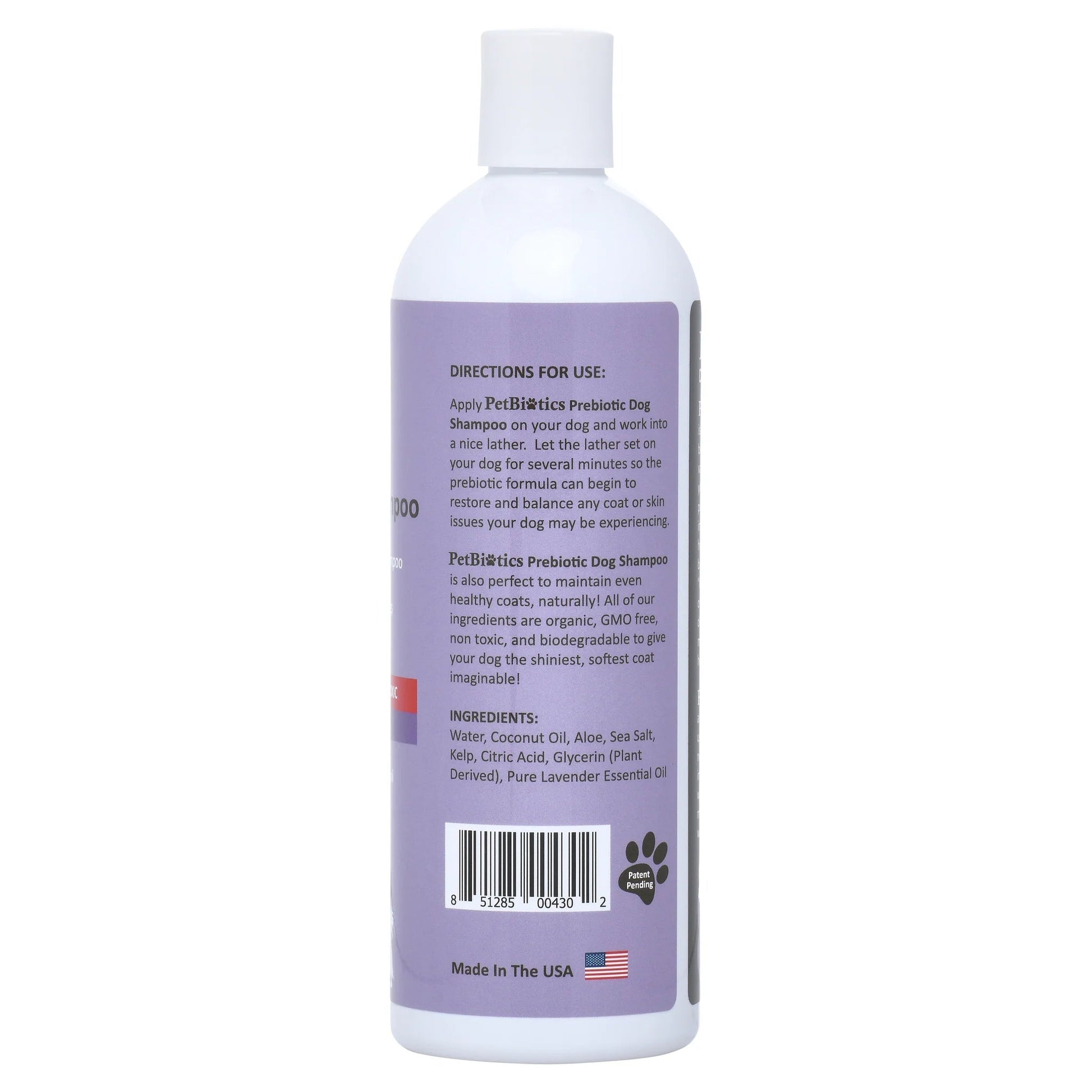 Prebiotic Dog Shampoo - 16 oz. - Wholistic Nutrition - Wholistic Pet Care - Aleavia