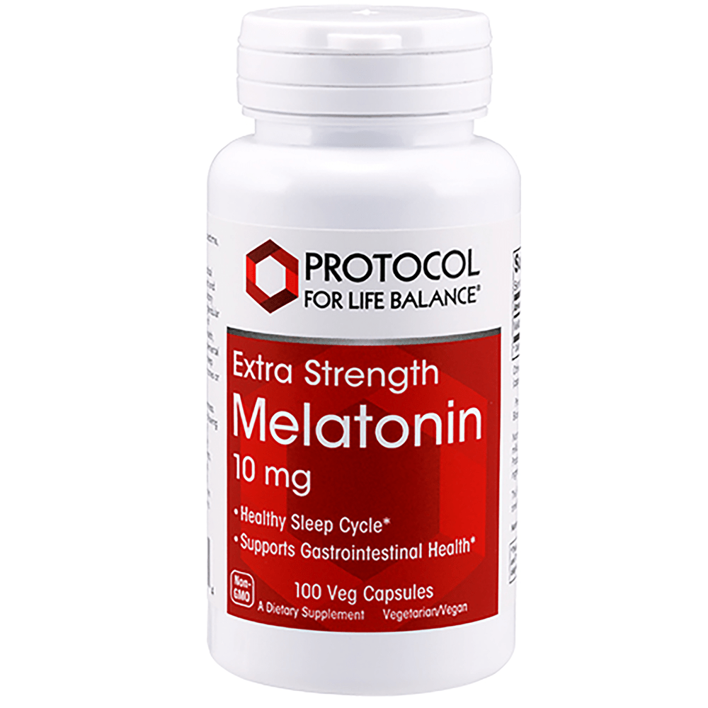 Protocol for Life Balance Melatonin 10mg Extra Strength - Wholistic Nutrition - Default - Protocol for Life
