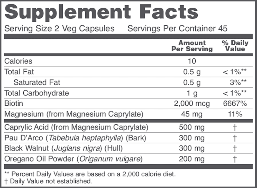 Protocol for Life Balance OrthoFlora Yeast Support 90 caps - Wholistic Nutrition - Default - Protocol for Life