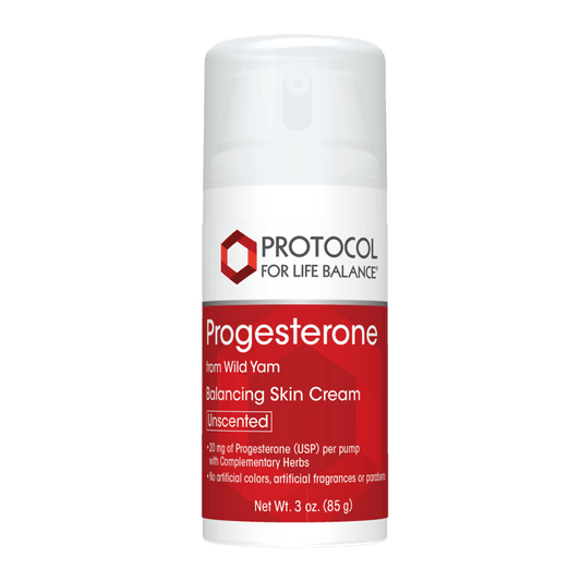 Protocol for Life Progesterone Skin Cream - 3 oz. - Wholistic Nutrition - Default - Protocol for Life