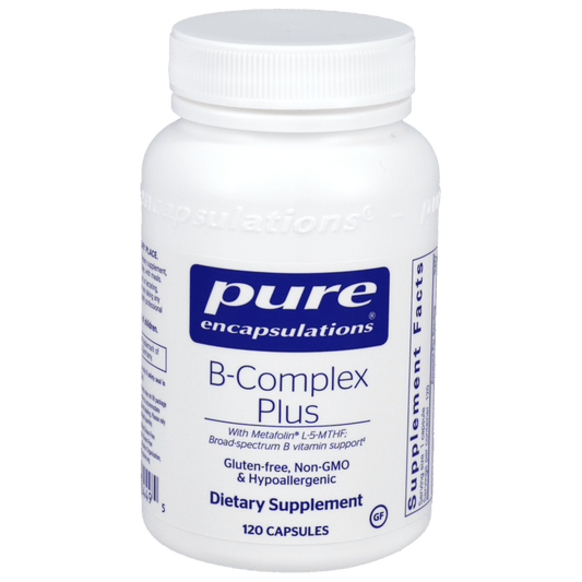Pure Encapsulations B - Complex Plus 120 Caps - Wholistic Nutrition - Wellness Supplements - Pure Encapsulations