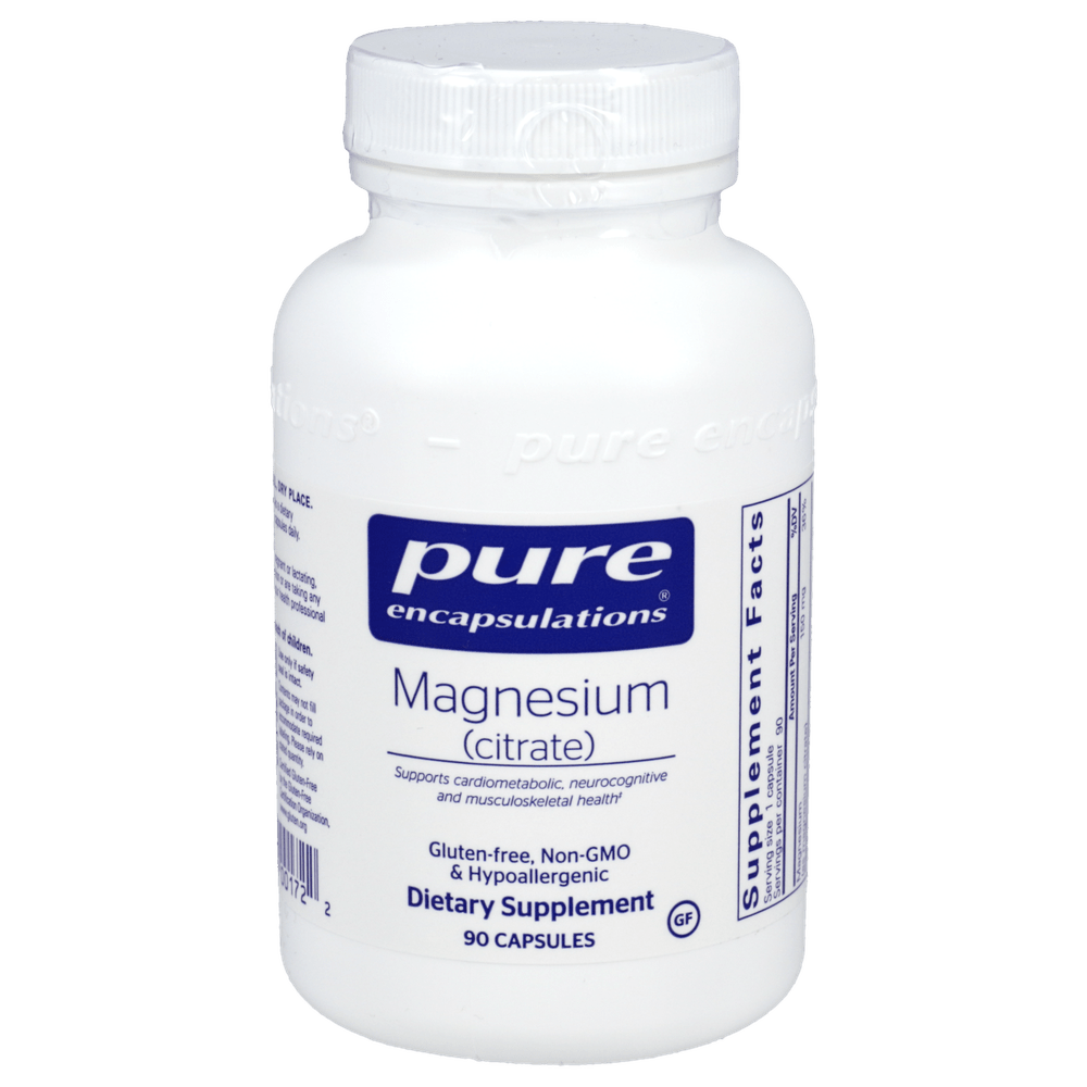 Pure Encapsulations Magnesium Citrate (90 capsules) - Wholistic Nutrition - Fullscript