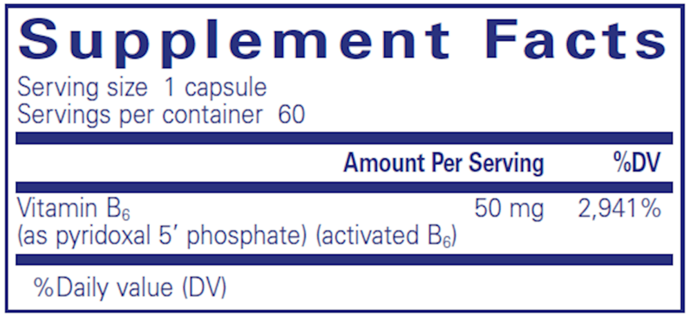 Pure Encapsulations P5P 50 - 60 caps - Wholistic Nutrition - Default - Pure Encapsulations
