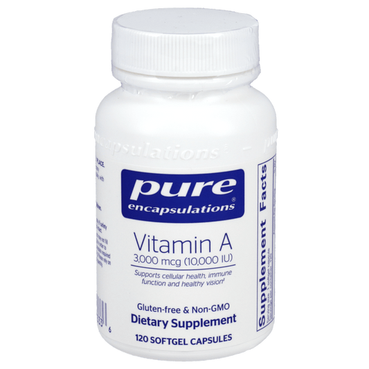 Pure Encapsulations Vitamin A 3,000mcg - Wholistic Nutrition - Wellness Supplements - Pure Encapsulations