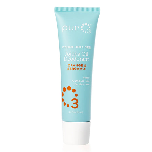 PurO3 Ozonated Oil Roll on Deodorant - Jojoba w/ Orange & Bergamont - Wholistic Nutrition - Hair, Skin & Body Care - PurO3