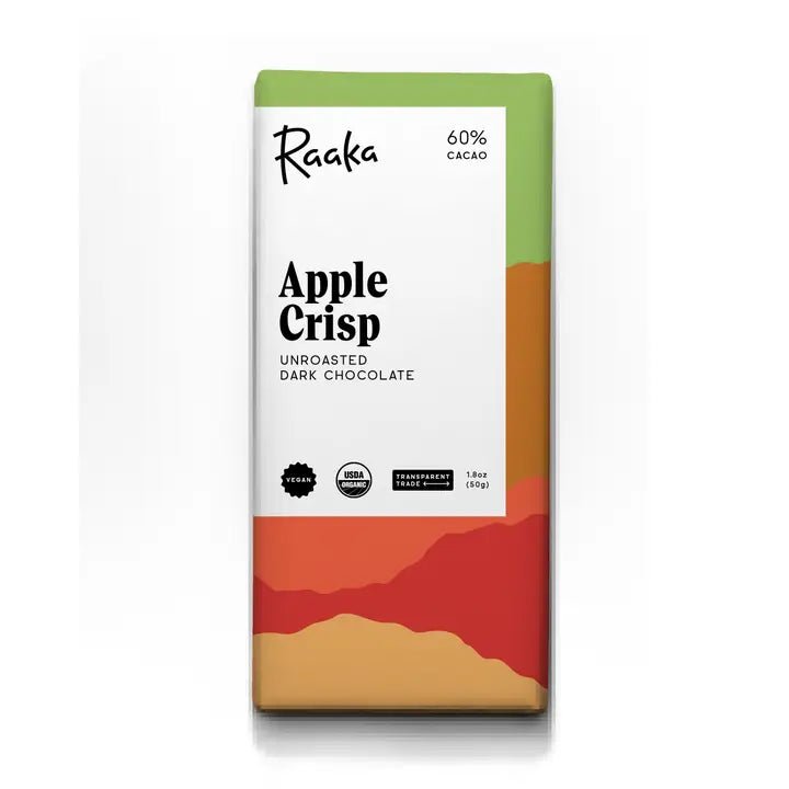 Raaka Chocolate - Chocolate Bar - Wholistic Nutrition-Snacks-Raaka Chocolate-apple crisp-bananas foster