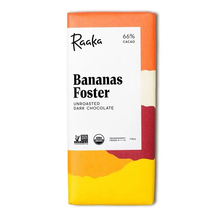 Raaka Chocolate - Chocolate Bar - Wholistic Nutrition-Snacks-Raaka Chocolate-apple crisp-bananas foster