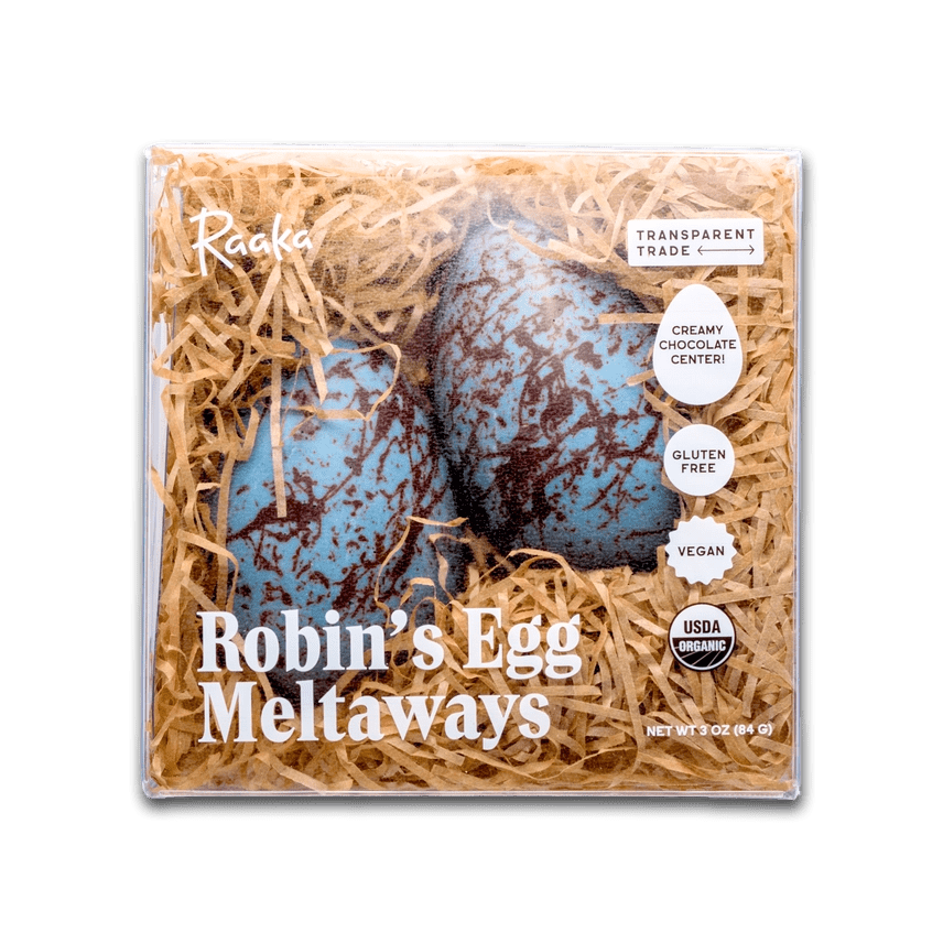 Raaka Chocolate Robin's Egg Meltaways Easter Gift Box - Wholistic Nutrition - Snacks - Raaka Chocolate
