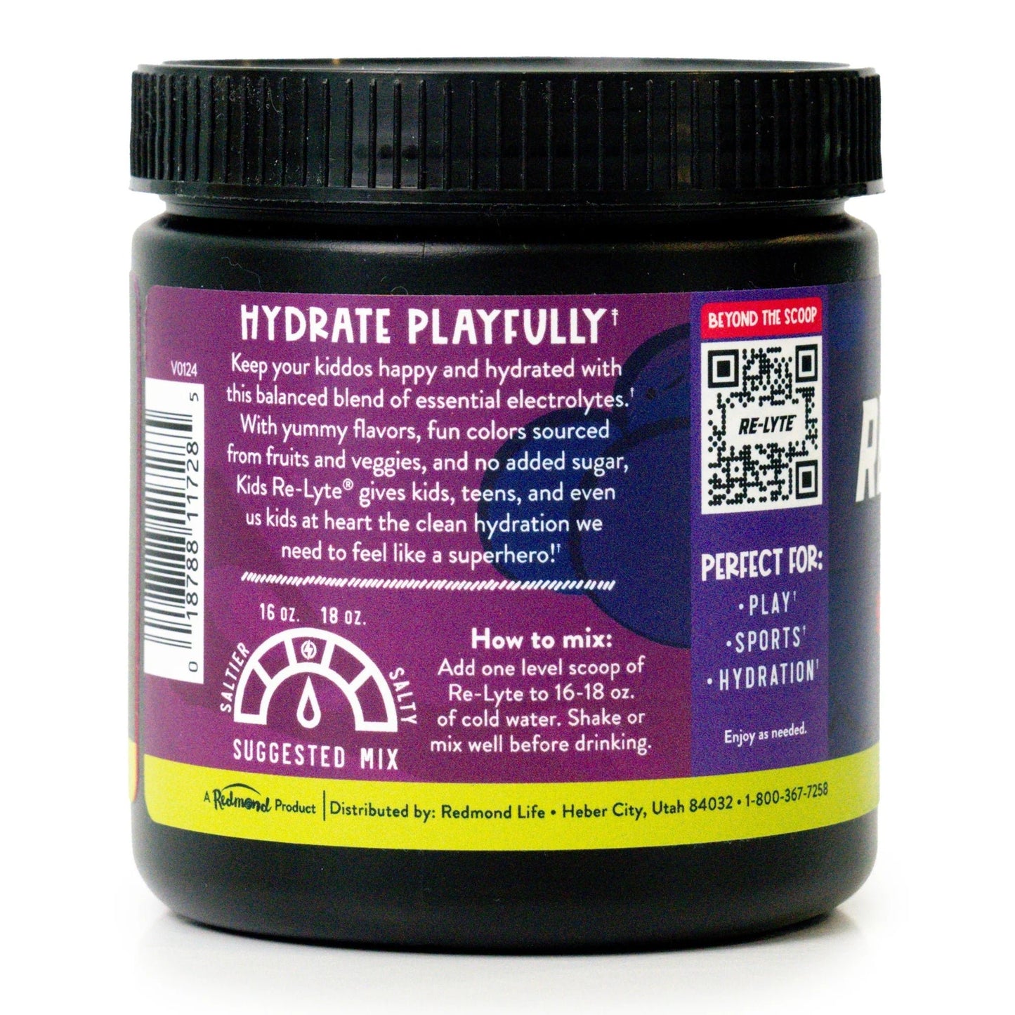 Redmond Re - Lyte Kids Hydration - Wholistic Nutrition - Minerals & Hydration - Redmond