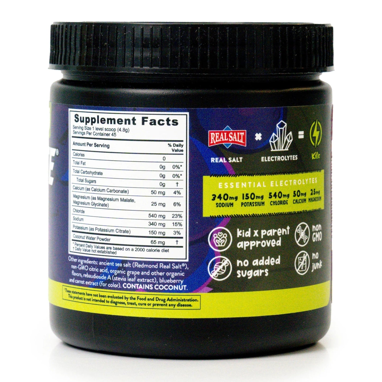 Redmond Re - Lyte Kids Hydration - Wholistic Nutrition - Minerals & Hydration - Redmond