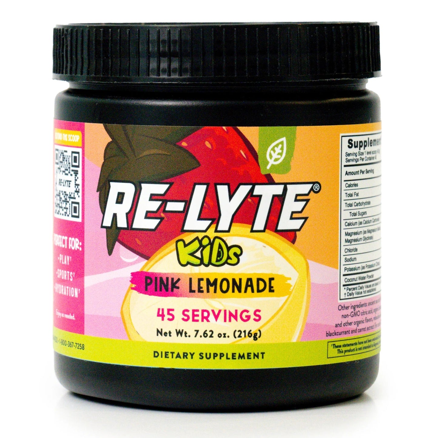 Redmond Re - Lyte Kids Hydration - Wholistic Nutrition - Minerals & Hydration - Redmond