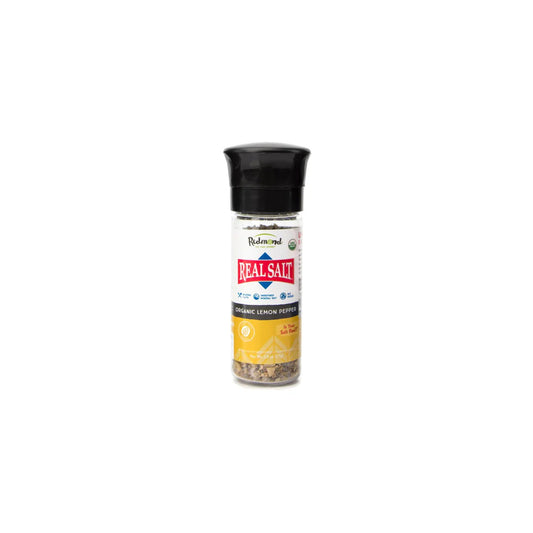 Redmond Real Salt Organic Lemon Pepper - 8.35 oz. - Wholistic Nutrition - Snacks - Redmond