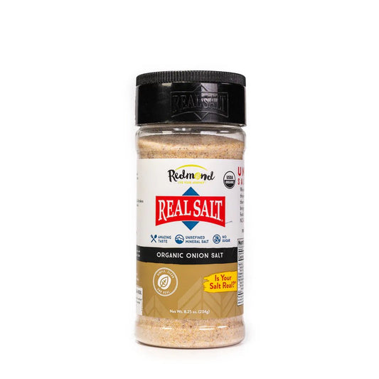 Redmond Real Salt Organic Onion Salt - 8.35 oz. - Wholistic Nutrition - Snacks - Redmond