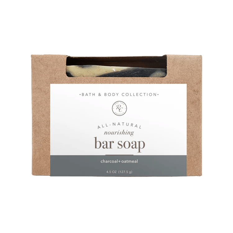 Rowe Casa Bar Soap Charcoal + Oatmeal 4.5 oz. - Wholistic Nutrition - Rowe Casa