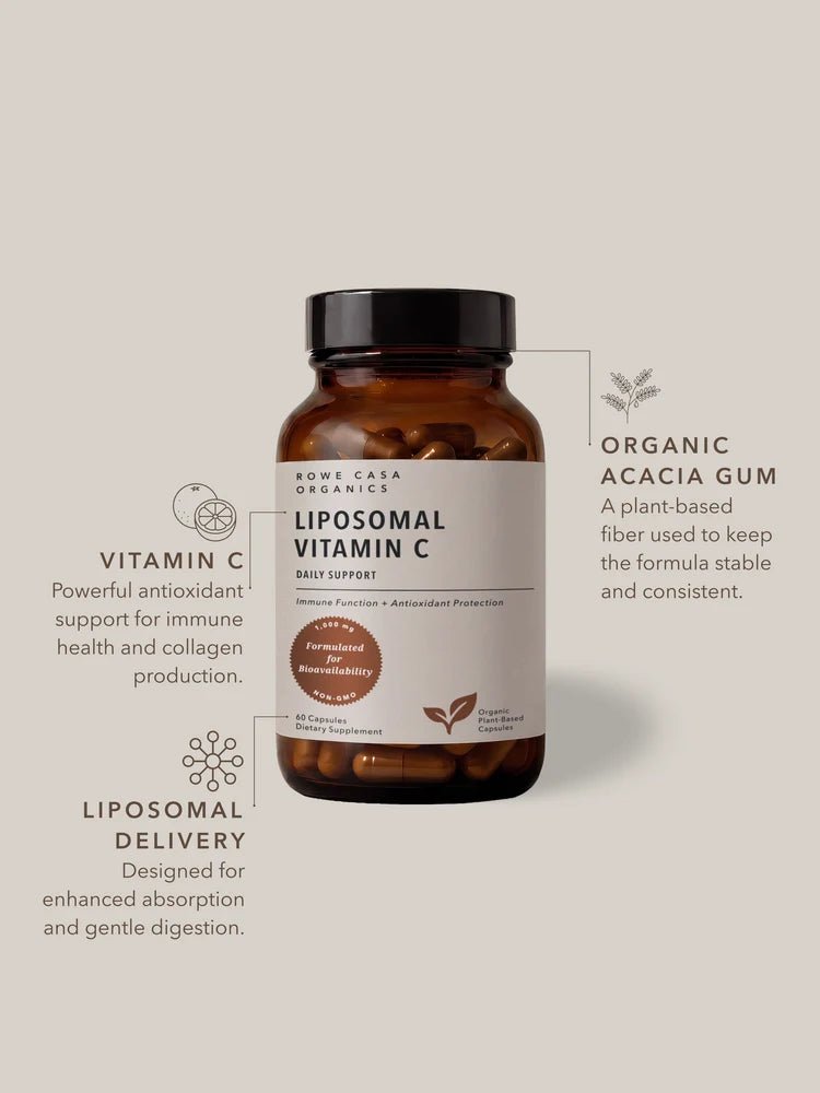 Rowe Casa Liposomal Vitamin C | 60 Capsules - Wholistic Nutrition-Wellness Supplements-Rowe Casa