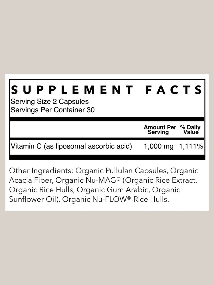 Rowe Casa Liposomal Vitamin C | 60 Capsules - Wholistic Nutrition-Wellness Supplements-Rowe Casa