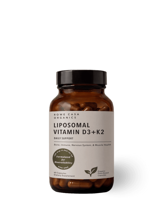 Rowe Casa Liposomal Vitamin D3 + K2 | 60 Capsules - Wholistic Nutrition-Wellness Supplements-Rowe Casa
